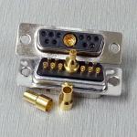 11W1 D-SUB Coaxial Connectors (RF) Female & Male Solder Type